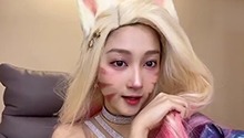 关晓彤cos阿狸仿妆有内味了