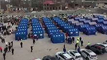 积石山6.2级地震受灾群众基本得到安置 社会各界救援物资不断运抵