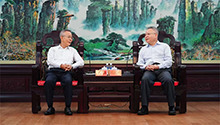 沈晓明与马须伦一行会谈