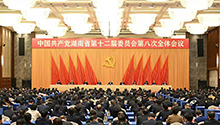 省委十二届八次全会暨省委经济工作会议在长沙召开