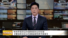中共中央办公厅国务院办公厅印发《整治形式主义为基层减负若干规定》